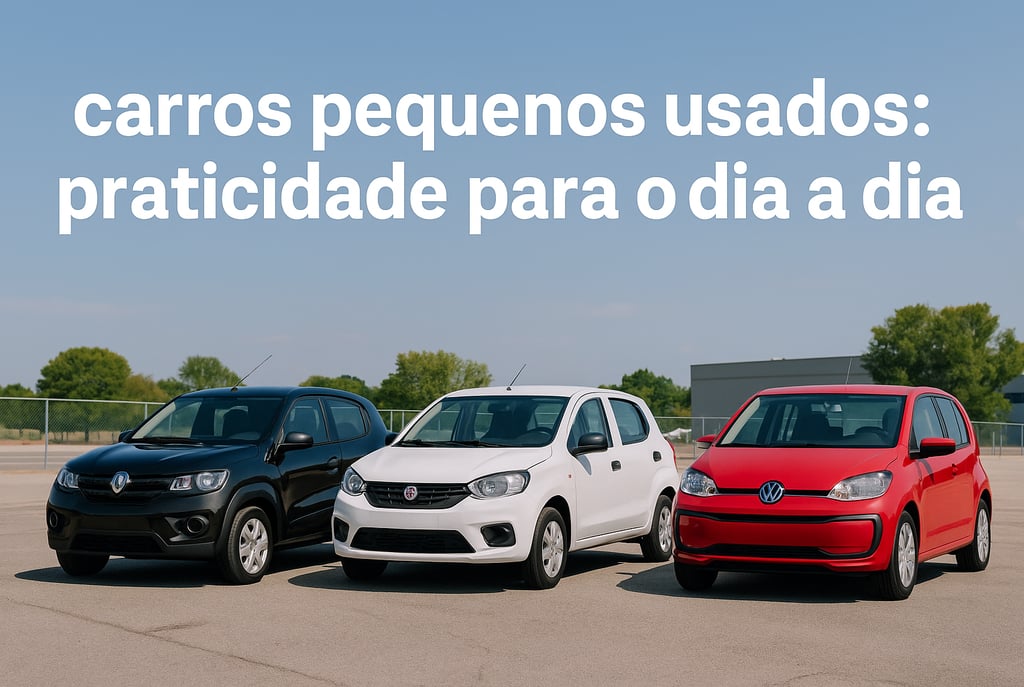 carros pequenos usados: praticidade para o dia a dia
