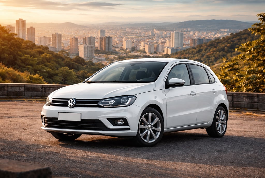 Volkswagen Gol entre os hatchs mais roubados na região Sudeste 2025 em cenário urbano