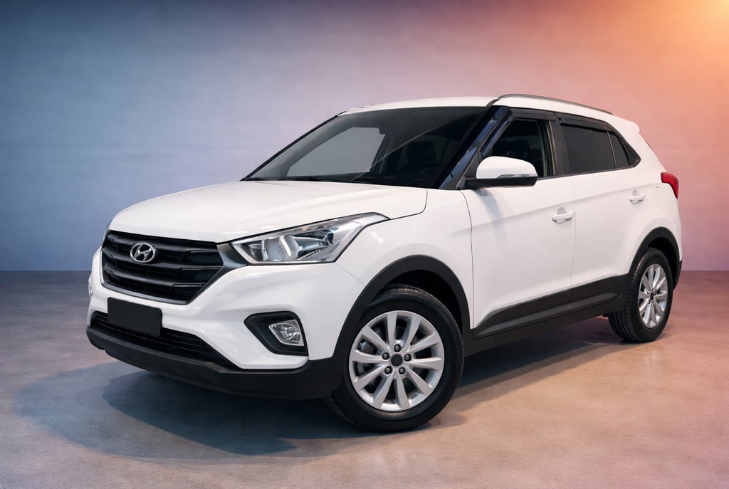 Creta 2022 automático branco SUV usado por cerca de 89 mil