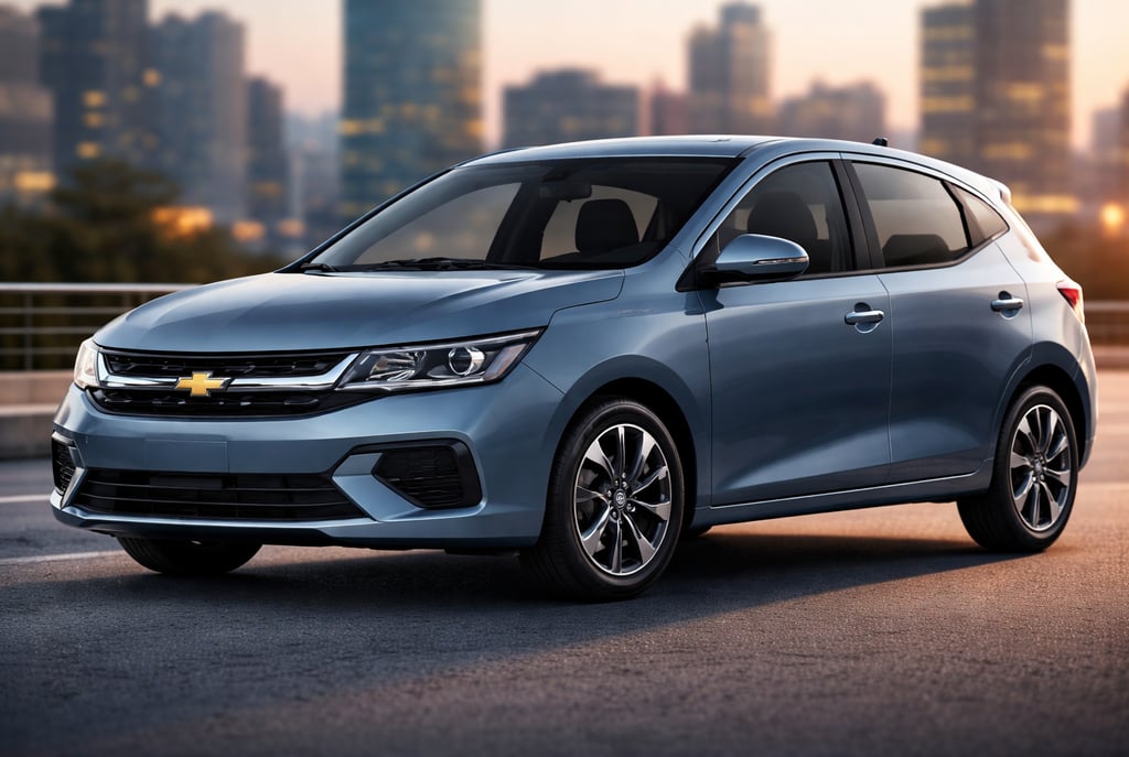 novo celta 2026 hatch moderno inspirado no Chevrolet Aveo