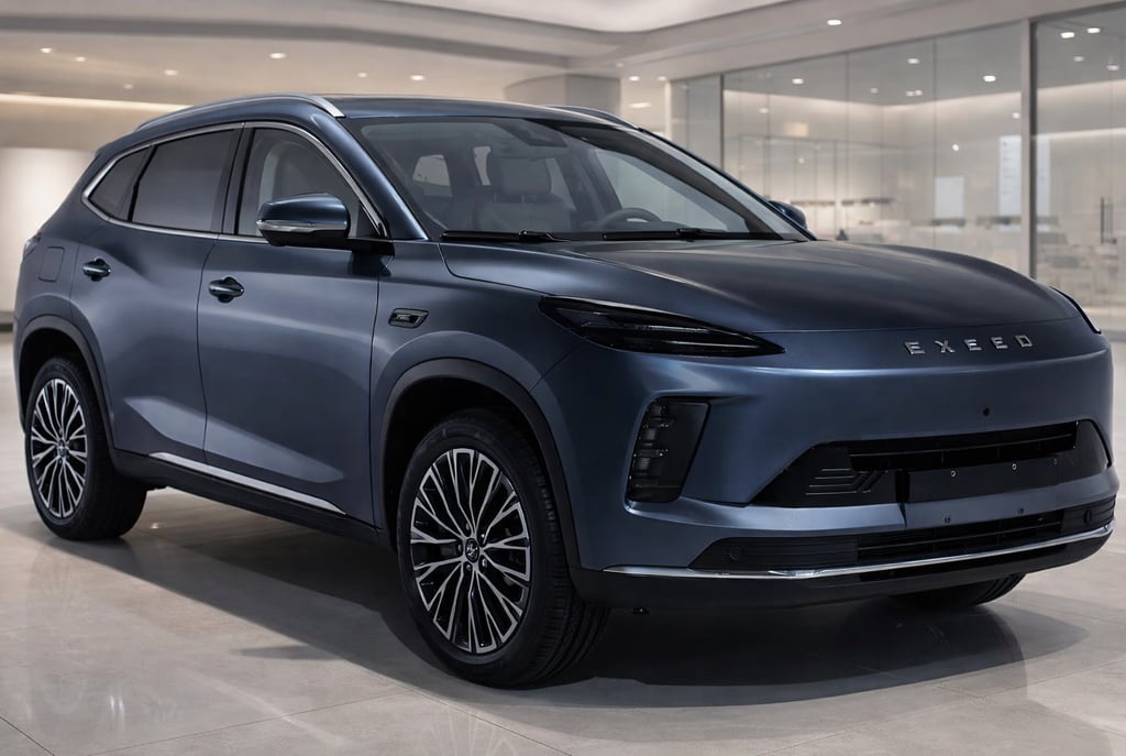 Novo SUV híbrido da Chery Exeed Sterra E05 com grande autonomia e espaço para família