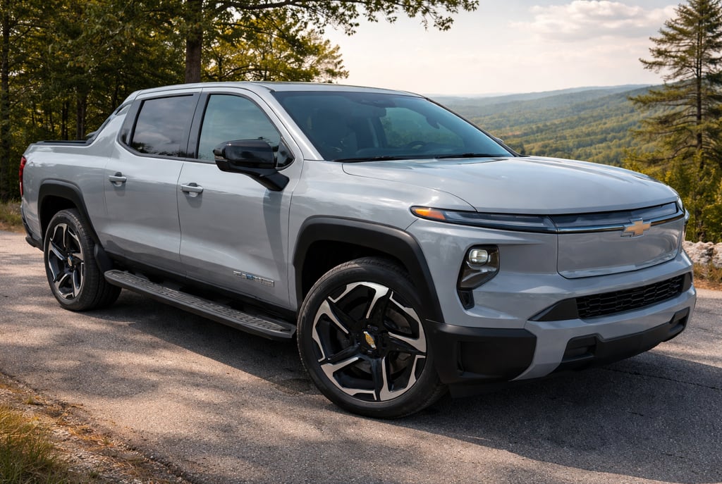 Silverado EV RST 2026 edição limitada Stars & Steel em destaque com design moderno e 760 cv