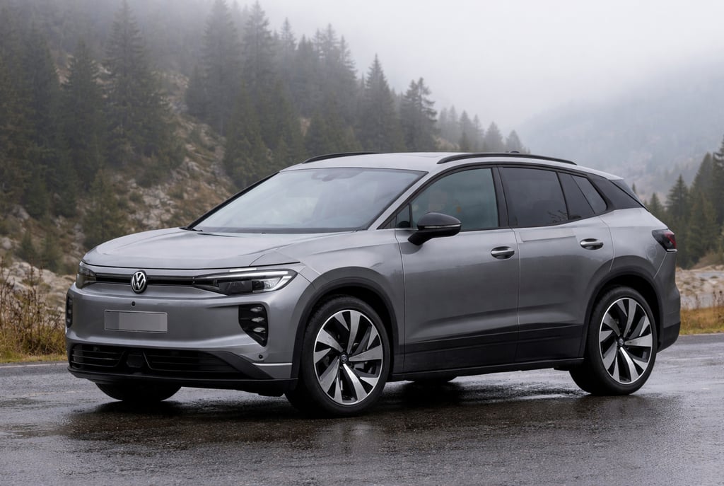 VW ID. Tiguan 2027 flagrado em testes com design discreto de SUV elétrico