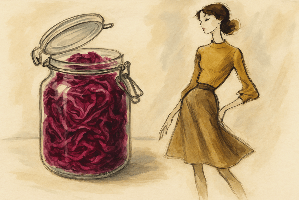 Beginner friendly fermented red cabbage recipe
