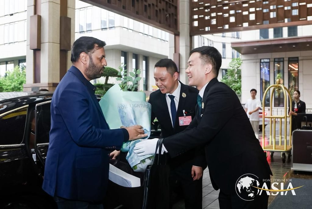 Syed Mustafa Kamal at Boao Global Health Forum representing Pakistan