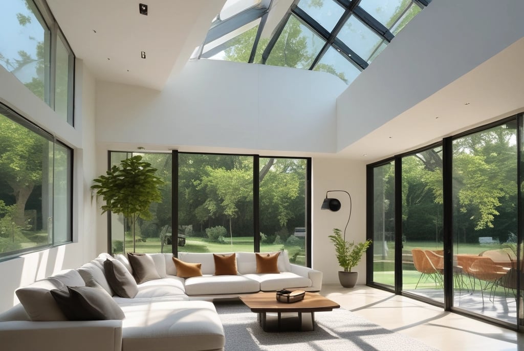 a dining room with a table and chairs