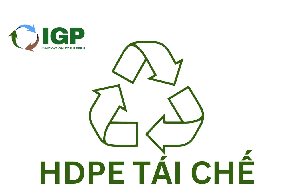 Nhựa HDPE tái chế là gì và ứng dụng
