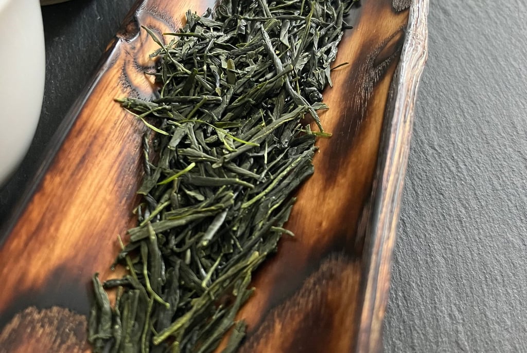 Feuilles de thé vert sencha