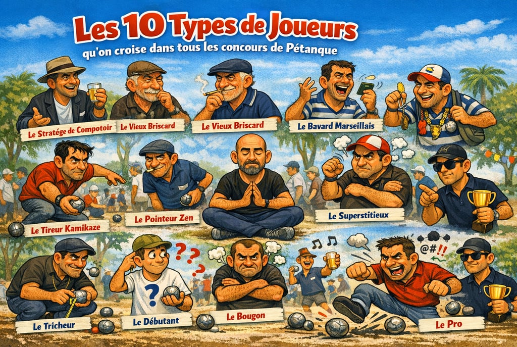 Les types de joueurs de pétanque