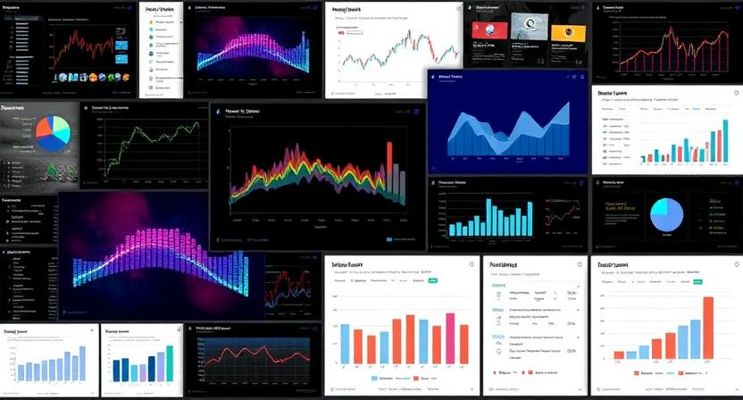 Imagine a collage of professional-looking screenshots and easy-to-read charts.