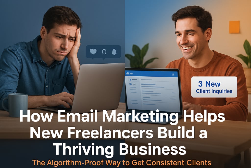 How email marketing helps freelancers succeed vs. social media struggles