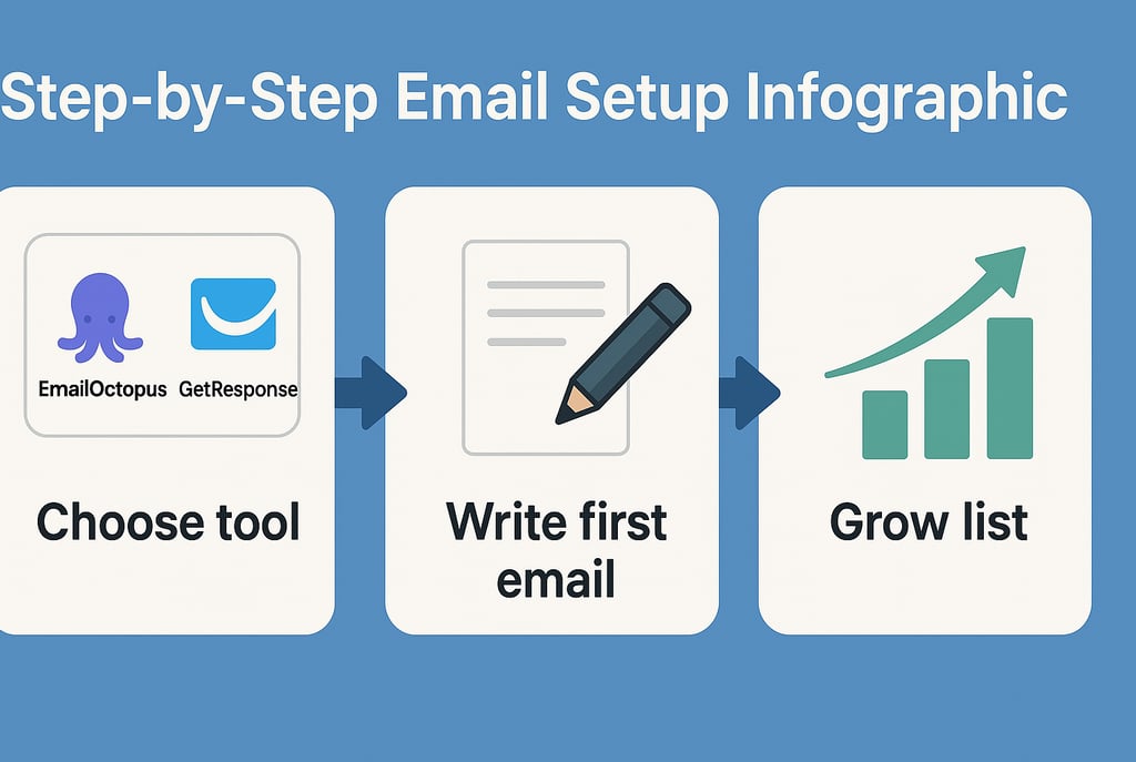 Start email marketing in 3 simple steps