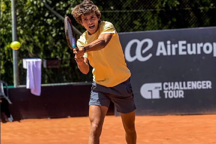 El correntino Carlos Zárate viene de obtener sus primeros puntos ATP en Tucumán