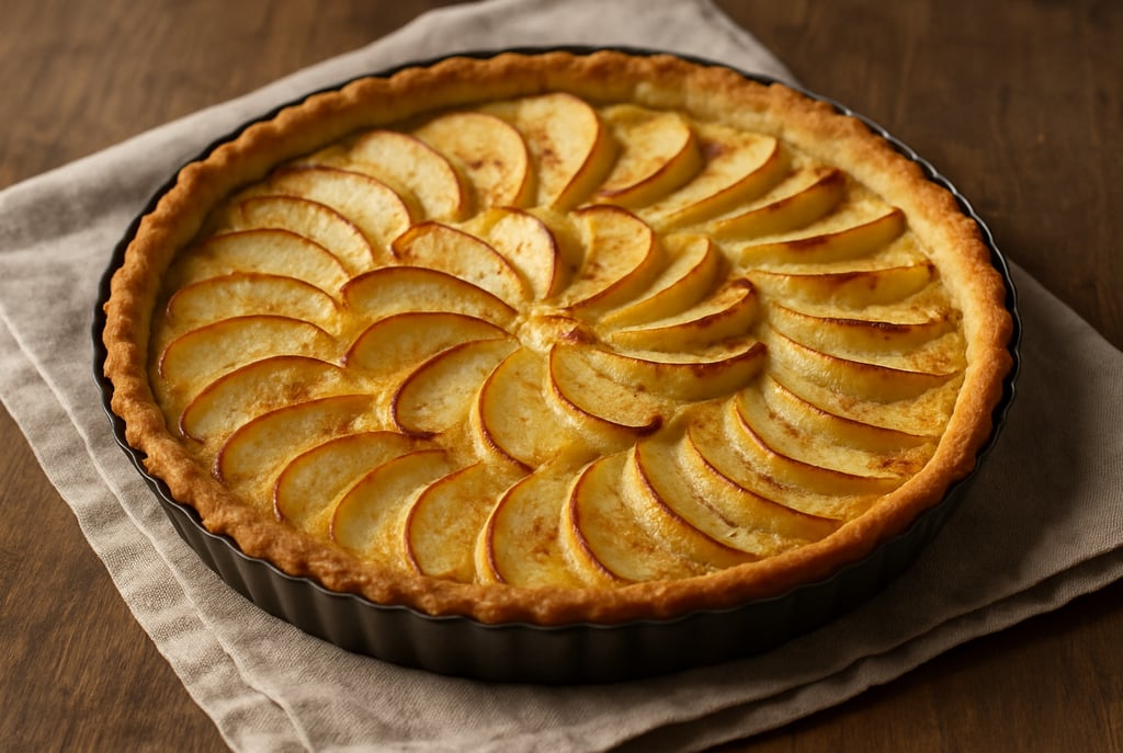 a pie crust pie with apples and apples