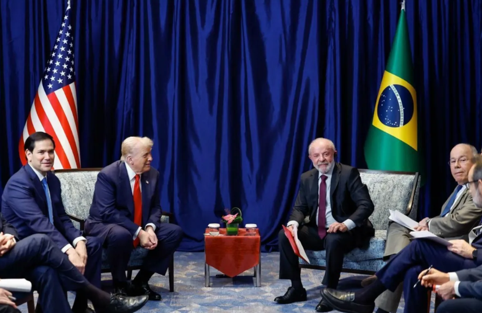 Encontro entre Donald Trump e Lula • Reprodução CNN Brasil