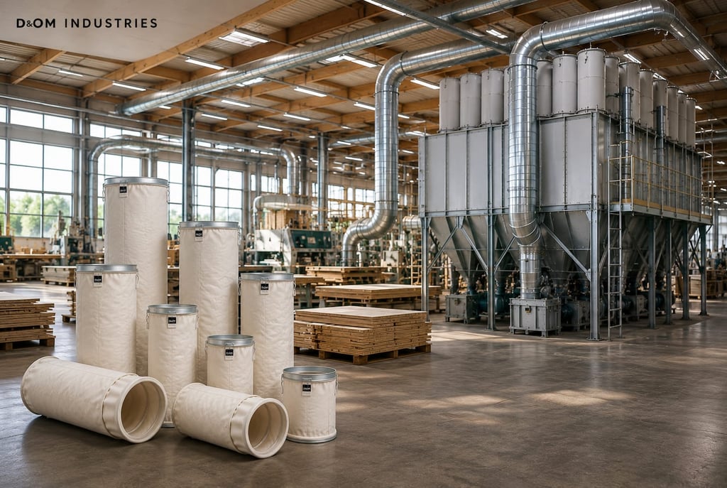 Filter vreće za drvnu industriju-filterske vreće drvna industrija d&om industries
