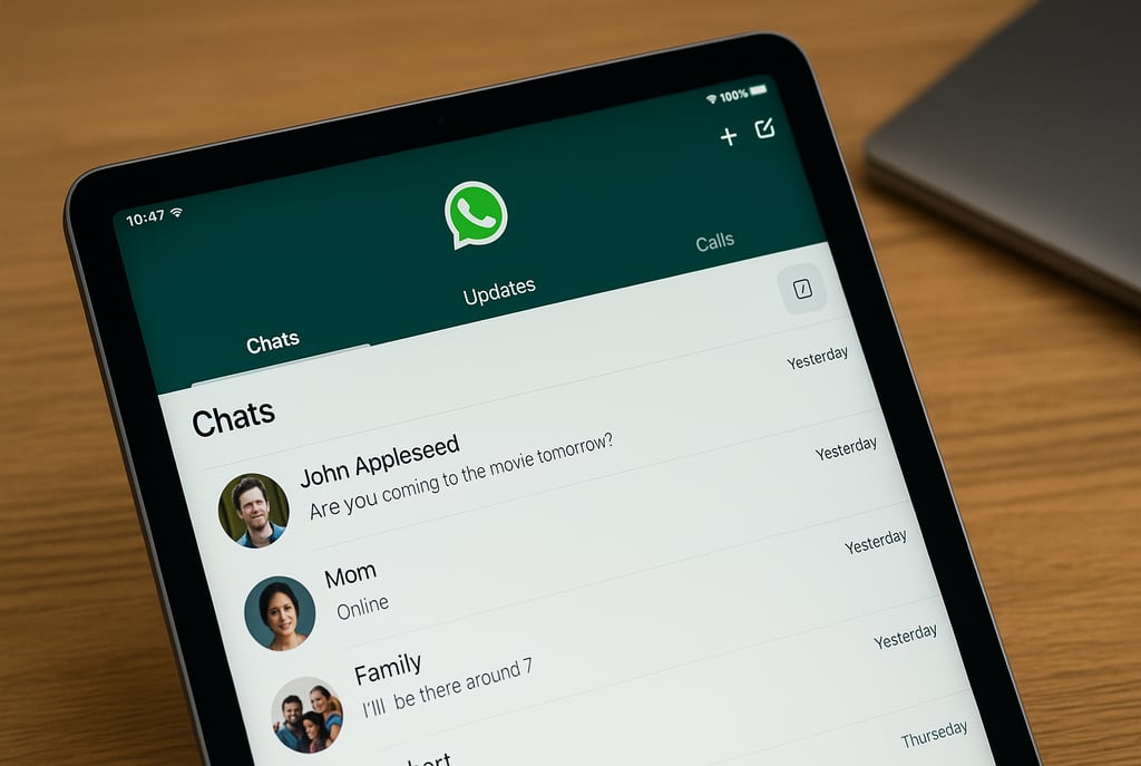 WhatsApp no iPad é real! Veja como ativar sem chip e usar todos os recursos