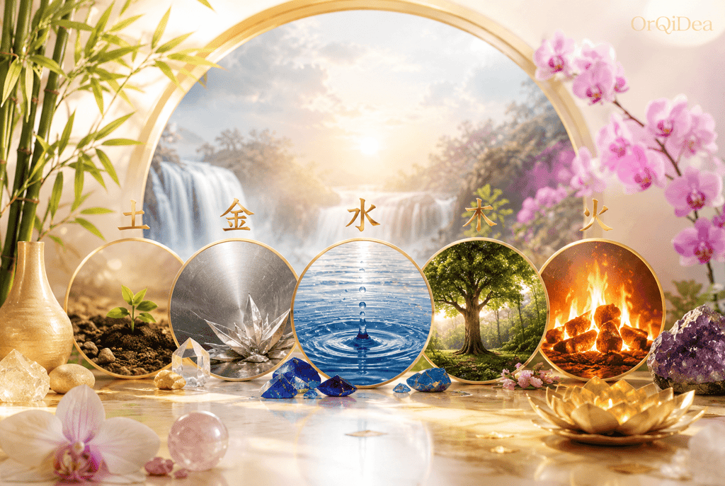 Comprendre et savoir utiliser les 5 éléments en feng shui pour harmoniser son espace de vie