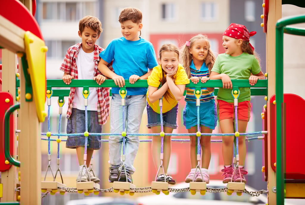 Children in park