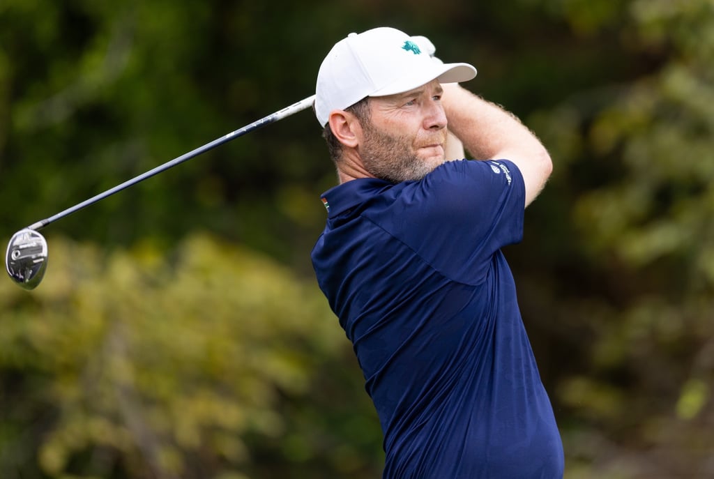 Branden Grace tees of at LIV Golf South Africa 2026 (Photo: LIV Golf)