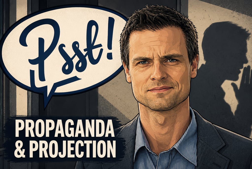 Propaganda, Projektion, TjekDet, Psst-nyt,