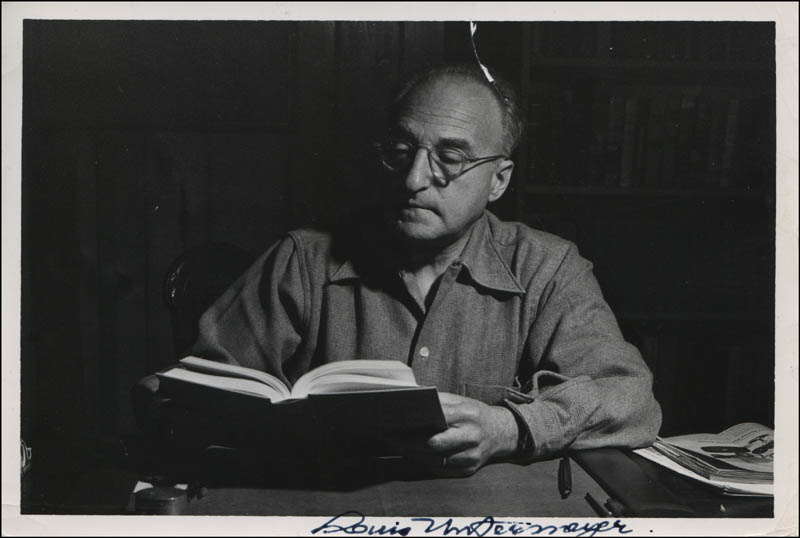 Louis Untermeyer - American Poet/ Writer