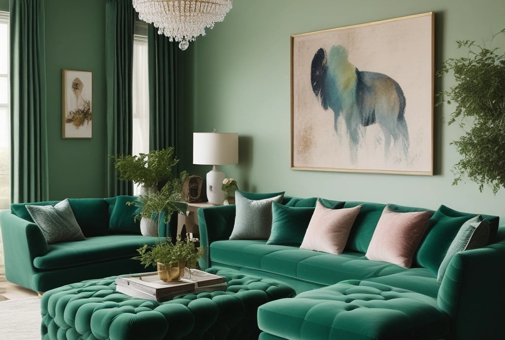 Bright living room with modern inventory