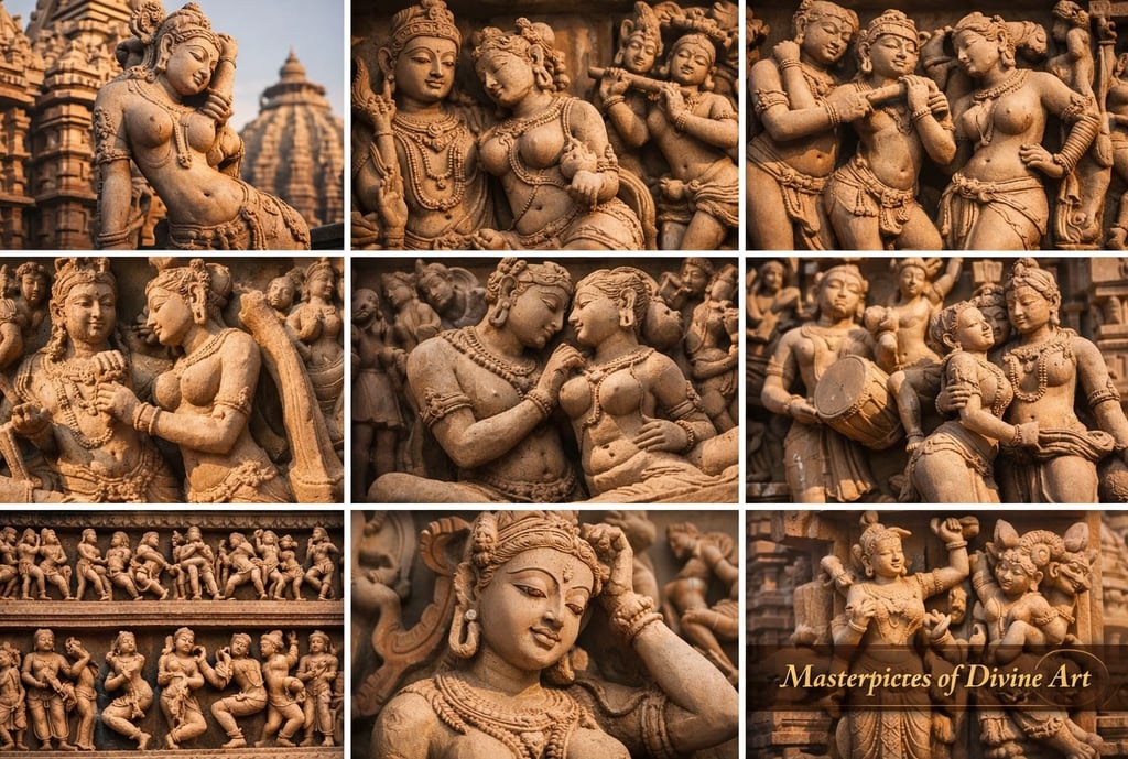 Khajuraho, the art of ancient living, India