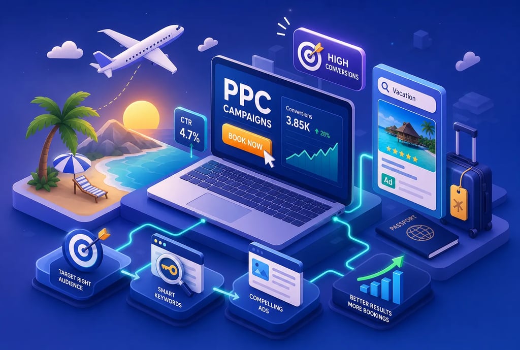 how to run high converting ppc campaigns for a travel business