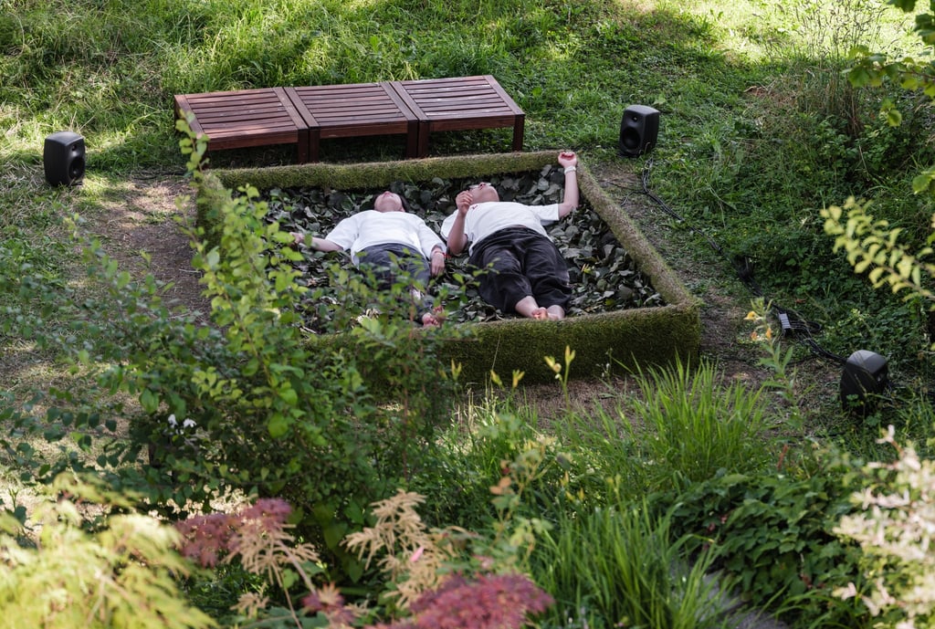 Outdoor participatory Installation - adegio in cadelon