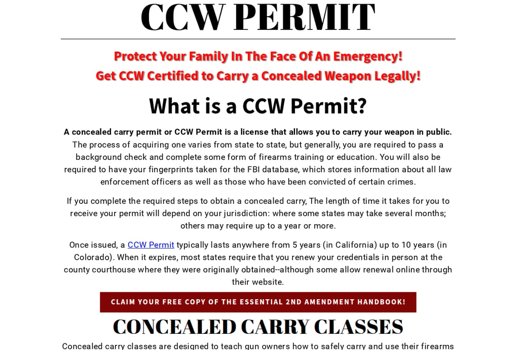 Sarasota concealed carry classes