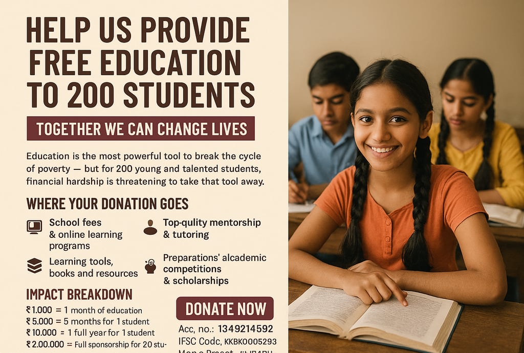 Donate Students for the Future