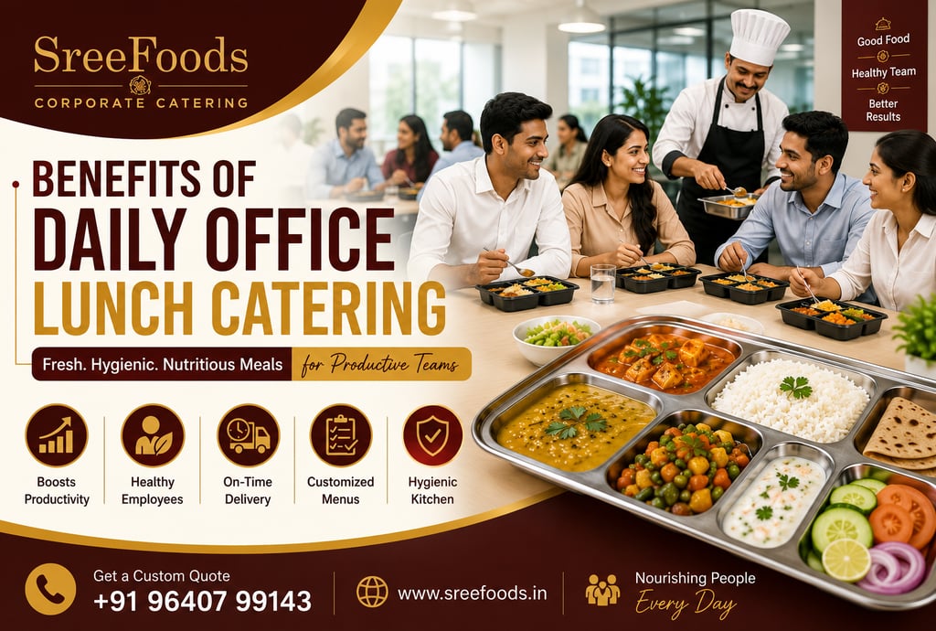 Benefits of Daily Office Lunch Catering