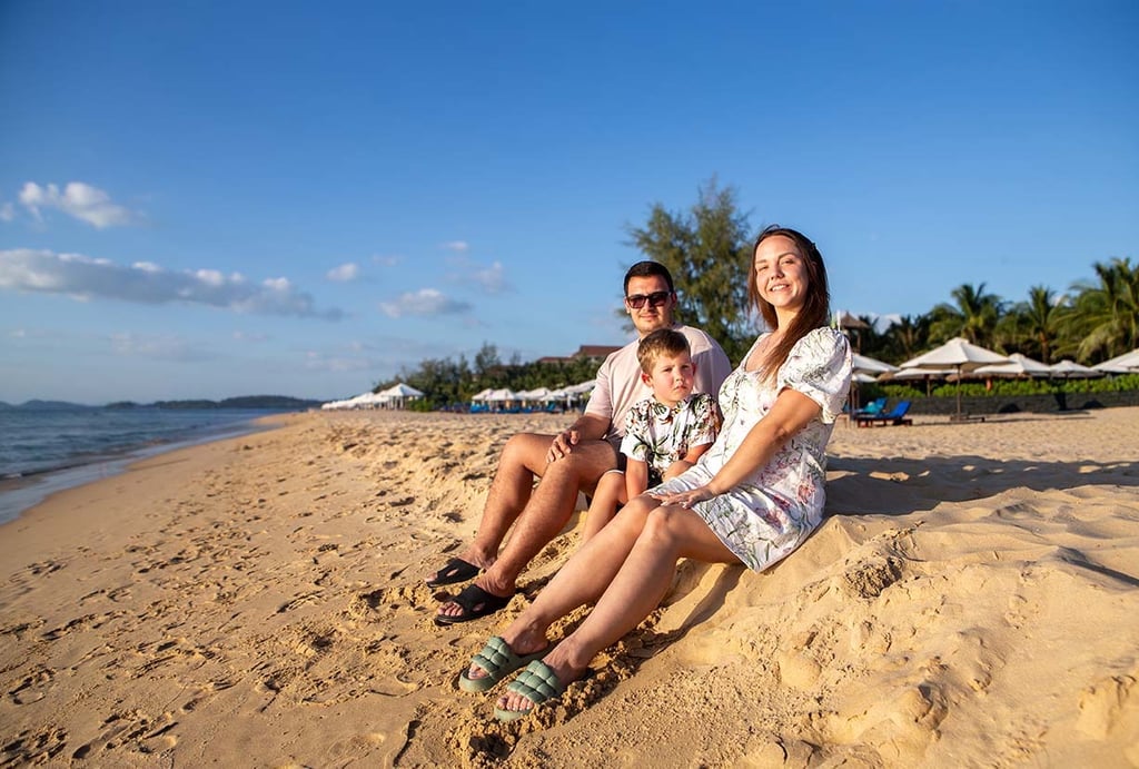 Семейная фотосессия на пляже Grand World