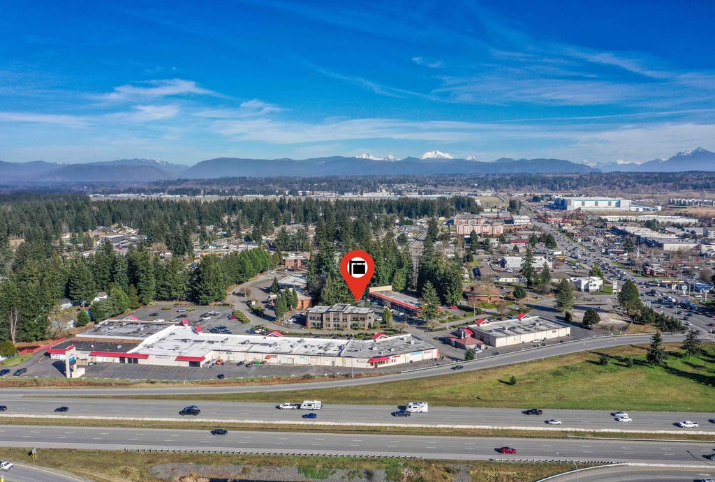 Aerial View of Homesmart One Realty in Smokey Point, Arlington Washington.