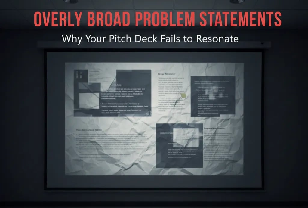 Overly Broad Problem Statements: Why Your Pitch Deck Fails to Resonate
