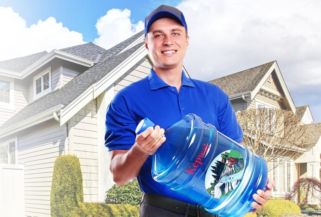 Kepwel Spring Water delivery to your home or office.