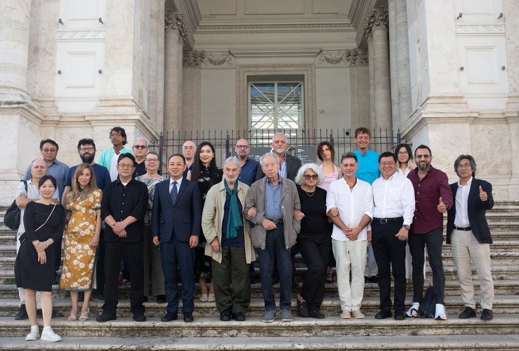 I poeti e gli ospiti presenti alla 1° Edizione.