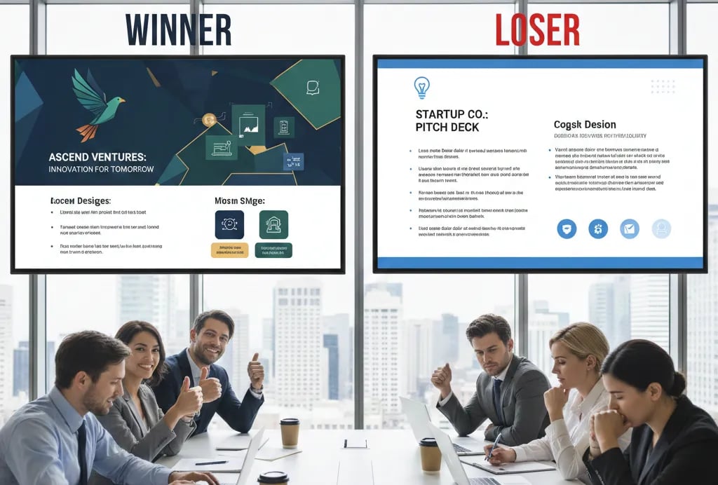 Why Generic Pitch Deck Designs Make Your Startup Appear Low Quality