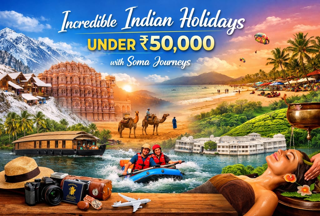 India Holidays under Rs 50000 by Soma Journeys