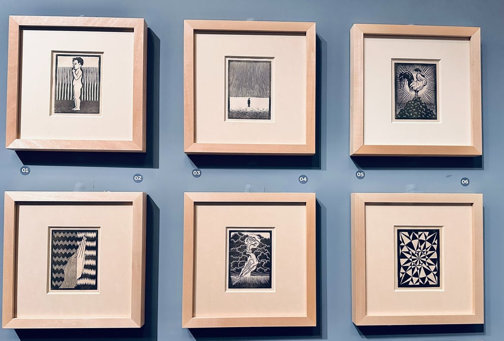 Flor de Pascua, 1921 Woodcut, ©16mag