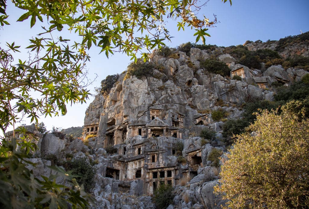 Myra rock tombs