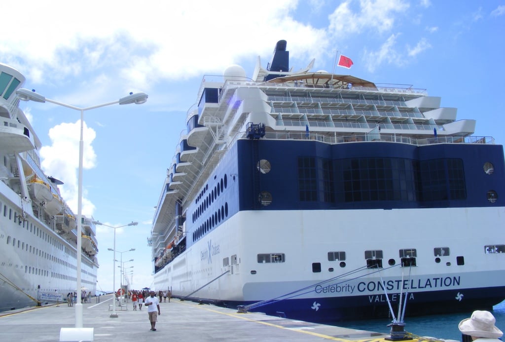 Celebrity Constellation Cruise Ship docked in port