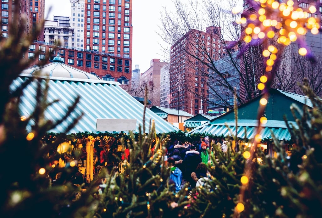 New York Christmas market at Union Square
