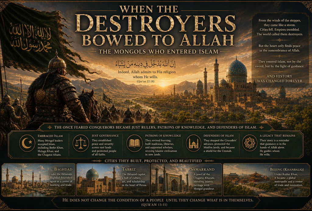 When the Destroyers Bowed to Allah — The Mongols Who Entered Islam