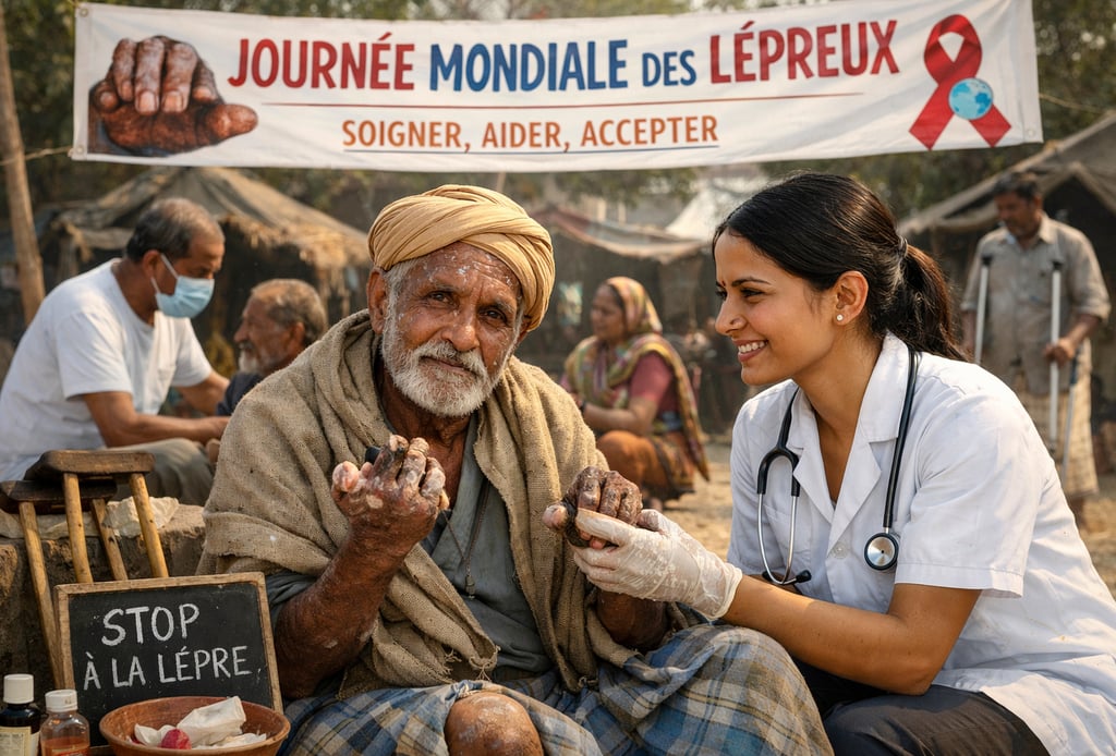 Journée mondiale des lépreux