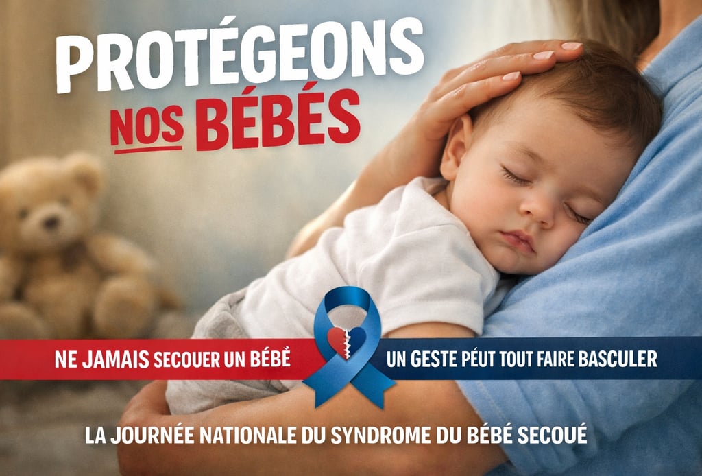 Journée nationale du syndrome du bébé secoué