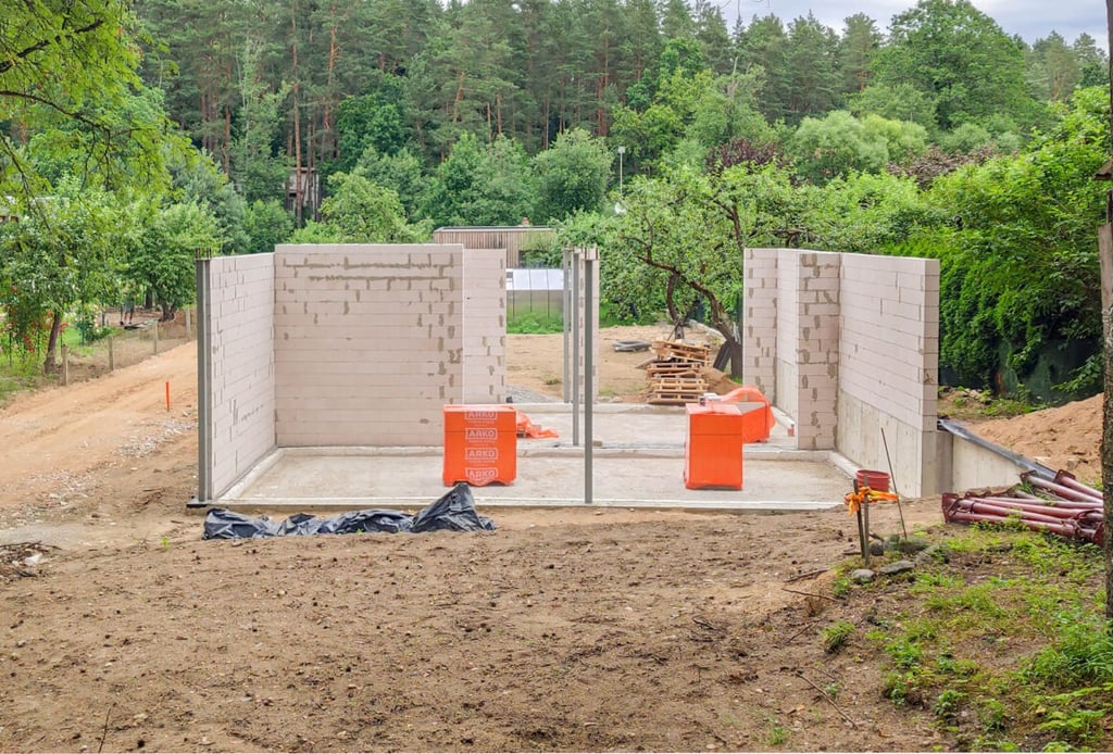 Arko blokelių mūras