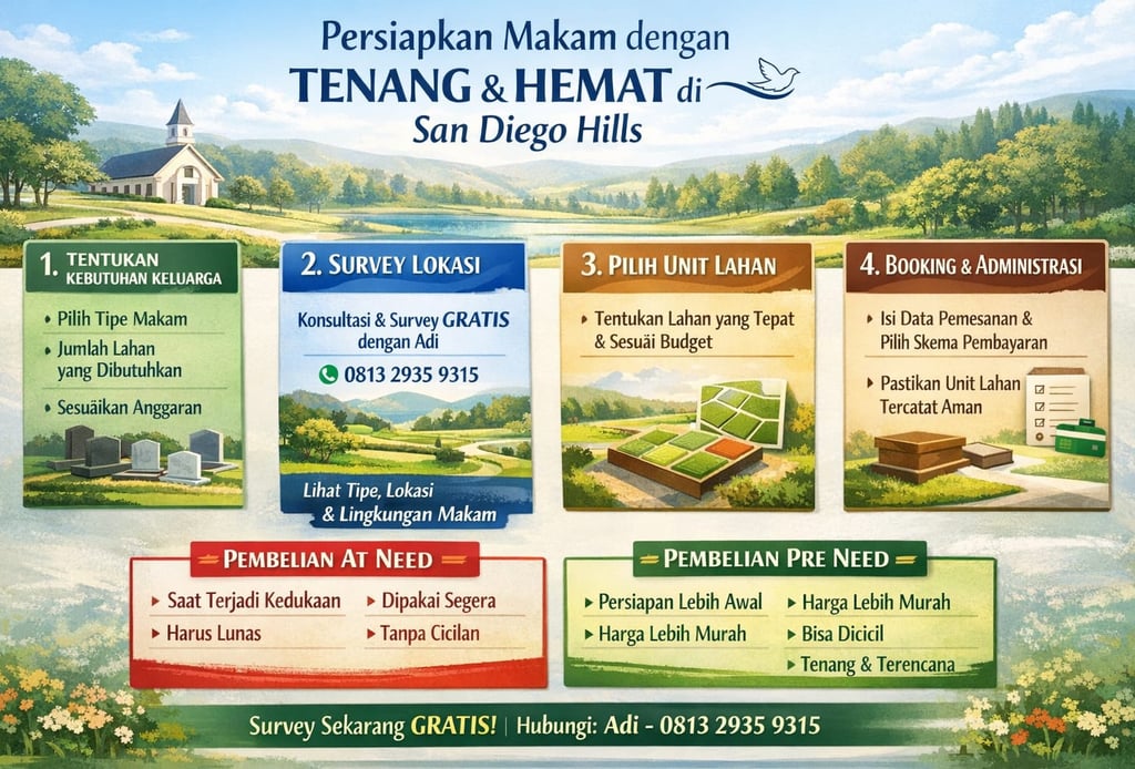 San Diego Hills Memoria Park Infografis At Need 