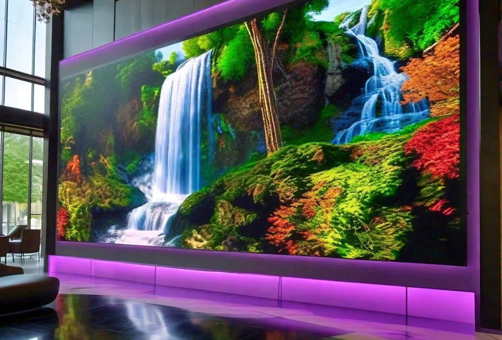 led wall price per square foot